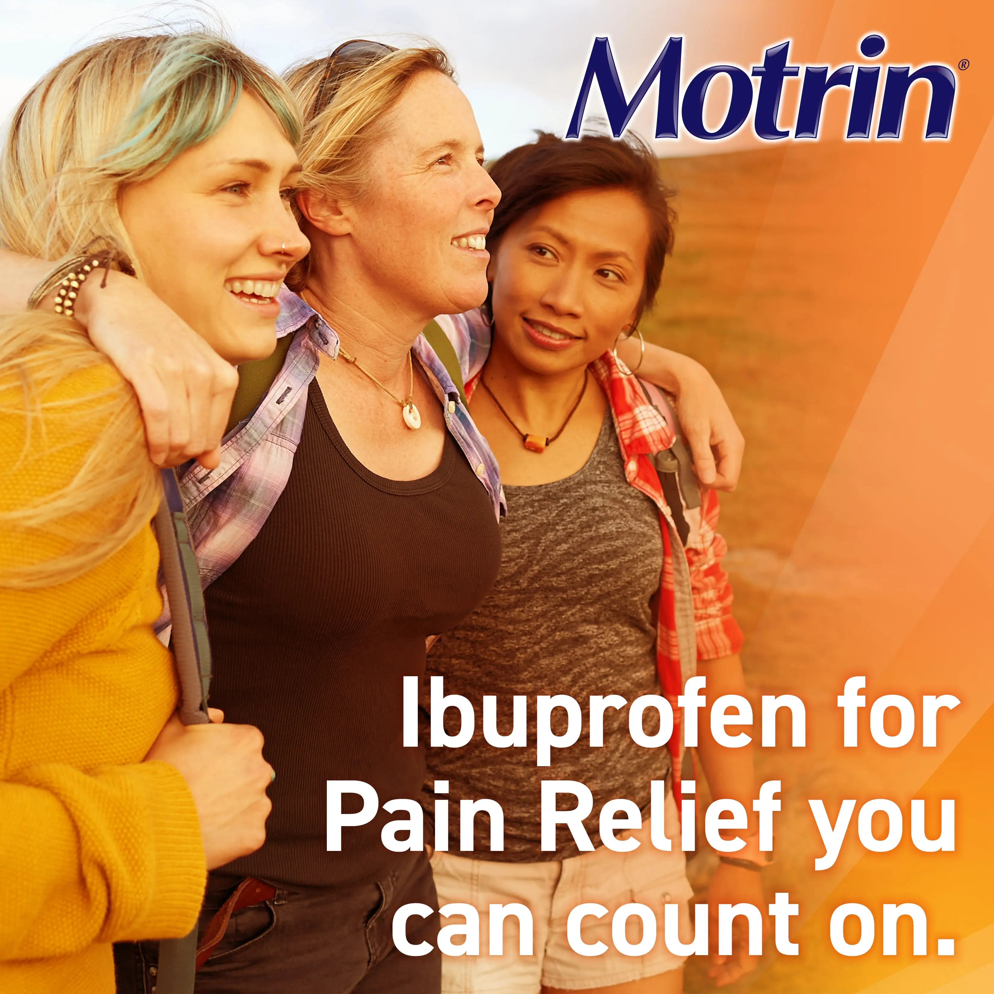 Motrin Ibuprofen pain relief you can count on